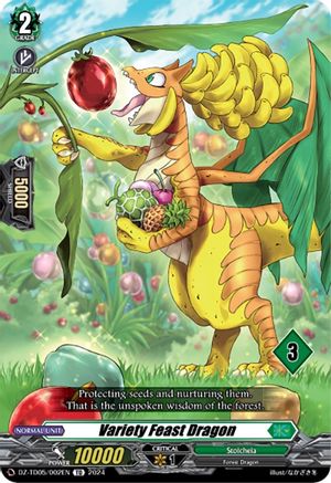 Variety Feast Dragon (3) (DZ-TD05/002EN) - DZ-TD05: Start Up Trial Deck "Stoicheia"