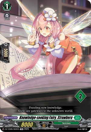 Knowledge-seeking Fairy, Strawbera (2) (DZ-TD05/003EN) - DZ-TD05: Start Up Trial Deck "Stoicheia"