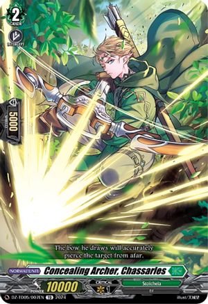 Concealing Archer, Chassarles (DZ-TD05/007EN) - DZ-TD05: Start Up Trial Deck "Stoicheia"