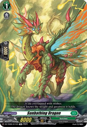 Sunbathing Dragon (DZ-TD05/011EN) - DZ-TD05: Start Up Trial Deck "Stoicheia"