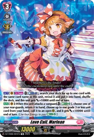 Love Call, Marlean (DZ-TD06/001EN) - DZ-TD06: Start Up Trial Deck "Lyrical Monasterio"