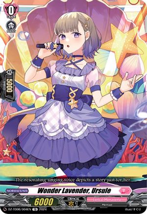 Wonder Lavender, Ursule (DZ-TD06/004EN) - DZ-TD06: Start Up Trial Deck "Lyrical Monasterio"