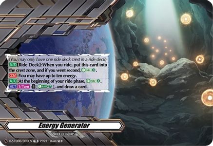 Energy Generator (DZ-TD06/005EN) - DZ-TD06: Start Up Trial Deck "Lyrical Monasterio"