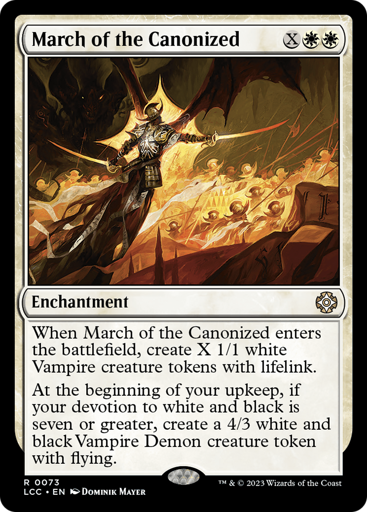 March of the Canonized [LCC - 73]