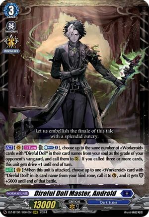 Direful Doll Master, Androld (DZ-BT01/004EN) - DZ-BT01: Fated Clash