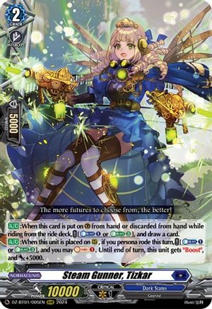 Steam Gunner, Tizkar (DZ-BT01/005EN) - DZ-BT01: Fated Clash
