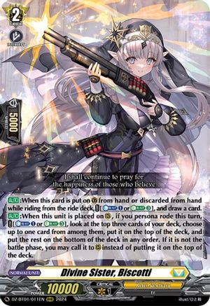 Divine Sister, Biscotti (DZ-BT01/011EN) - DZ-BT01: Fated Clash