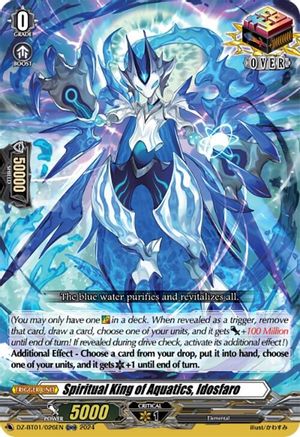 Spiritual King of Aquatics, Idosfaro (ORR) (DZ-BT01/026EN) - DZ-BT01: Fated Clash