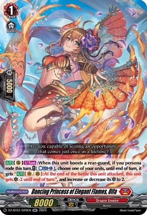 Dancing Princess of Elegant Flames, Olfa (DZ-BT01/029EN) - DZ-BT01: Fated Clash