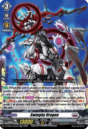 Swingby Dragon (DZ-BT01/035EN) - DZ-BT01: Fated Clash