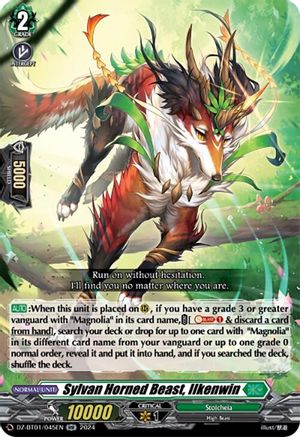 Sylvan Horned Beast, Ilkenwin (DZ-BT01/045EN) - DZ-BT01: Fated Clash