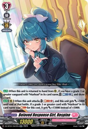 Beloved Response Girl, Respino (DZ-BT01/047EN) - DZ-BT01: Fated Clash