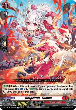 Dragritter, Yumna (DZ-BT01/052EN) - DZ-BT01: Fated Clash