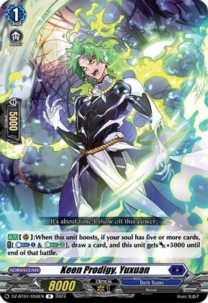 Keen Prodigy, Yuxuan (DZ-BT01/056EN) - DZ-BT01: Fated Clash