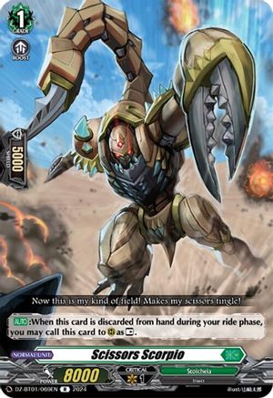Scissors Scorpio (DZ-BT01/069EN) - DZ-BT01: Fated Clash