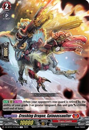 Crushing Dragon, Spinoassaulter (DZ-BT01/075EN) - DZ-BT01: Fated Clash