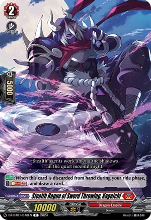 Stealth Rogue of Sword Throwing, Kageichi [DZ-BT01 - DZ-BT01/078EN]