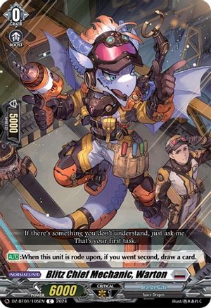 Blitz Chief Mechanic, Warton [DZ-BT01 - DZ-BT01/105EN]