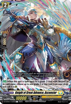 Knight of Great Advance, Ascensior [DZ-BT01 - DZ-BT01/112EN]