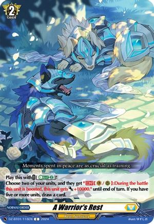 A Warrior's Rest [DZ-BT01 - DZ-BT01/118EN]