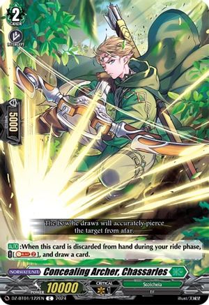 Concealing Archer, Chassarles (DZ-BT01/122EN) - DZ-BT01: Fated Clash