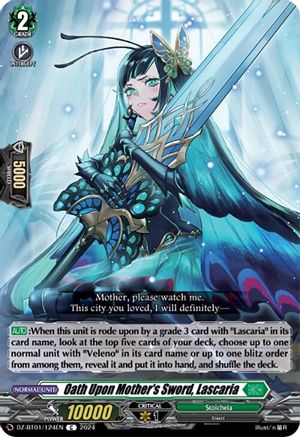 Oath Upon Mother's Sword, Lascaria (DZ-BT01/124EN) - DZ-BT01: Fated Clash