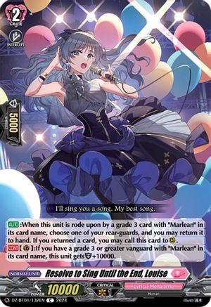 Resolve to Sing Until the End, Louise [DZ-BT01 - DZ-BT01/132EN]