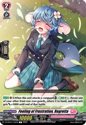 Feeling of Frustration, Regretta [DZ-BT01 - DZ-BT01/134EN]