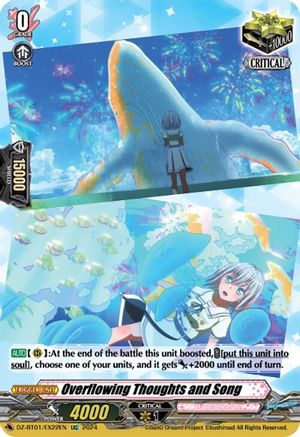 Overflowing Thoughts and Song (EX22) (EXC) (DZ-BT01/EX22EN) - DZ-BT01: Fated Clash