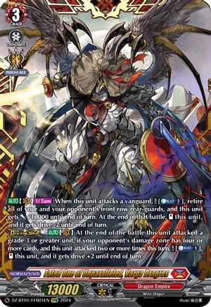 Fated One of Unparalleled, Varga Dragres (FFR) (DZ-BT01/FFR01EN) - DZ-BT01: Fated Clash
