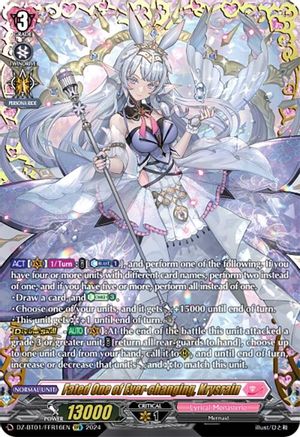 Fated One of Ever-changing, Krysrain (FFR) (DZ-BT01/FFR16EN) - DZ-BT01: Fated Clash