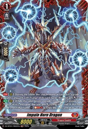 Impale Horn Dragon (FR) (DZ-BT01/FR02EN) - DZ-BT01: Fated Clash