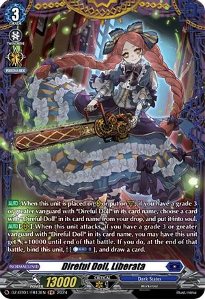 Direful Doll, Liberata (FR) (DZ-BT01/FR13EN) - DZ-BT01: Fated Clash