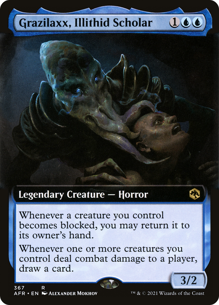 Grazilaxx, Illithid Scholar (Extended Art) [AFR - 367]