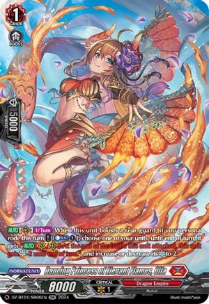 Dancing Princess of Elegant Flames, Olfa (SR) (DZ-BT01/SR06EN) - DZ-BT01: Fated Clash
