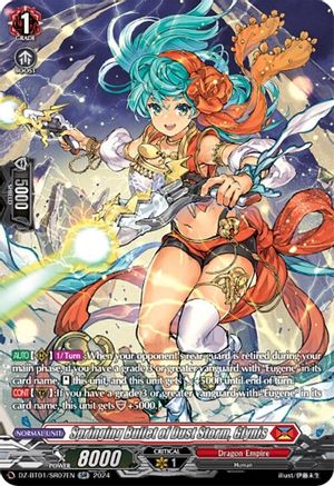 Springing Bullet of Dust Storm, Glynis (SR) (DZ-BT01/SR07EN) - DZ-BT01: Fated Clash