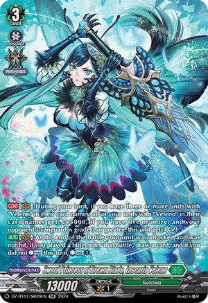 Sword Princess of Dream Blade, Lascaria Veleno (SR) (DZ-BT01/SR29EN) - DZ-BT01: Fated Clash