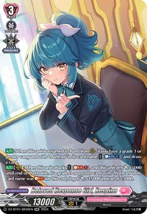 Beloved Response Girl, Respino (SR) (DZ-BT01/SR39EN) - DZ-BT01: Fated Clash