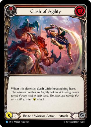 Clash of Agility (Red) (AMO008) - Armory Deck: Kayo