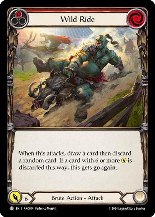Wild Ride (Red) (AKO014) - Armory Deck: Kayo