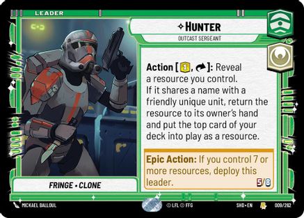 Hunter - Outcast Sergeant [SHD - 009/262]
