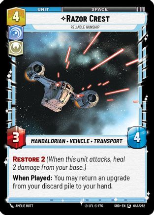 Razor Crest - Reliable Gunship (044/262) - Shadows of the Galaxy