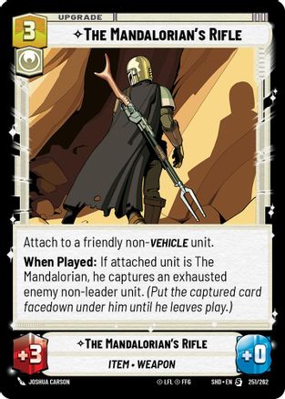 The Mandalorian's Rifle (251/262) - Shadows of the Galaxy
