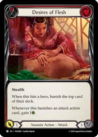 Desires of Flesh (Red) (NUU009) - Blitz Deck: Part the Mistveil - Nuu