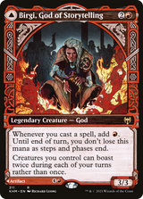 Birgi, God of Storytelling (Showcase) (KHM-311) - Kaldheim: (Showcase)