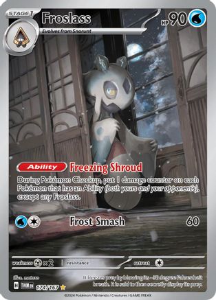 Froslass 174/167  - Holofoil SV06 Twilight Masquerade - Illustration Rare