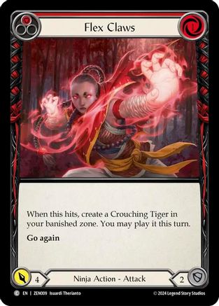 Flex Claws (Red) (ZEN009) - Blitz Deck: Part the Mistveil - Zen