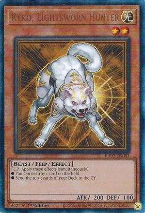 Ryko, Lightsworn Hunter (PUR) (RA02-EN003) - 25th Anniversary Rarity Collection II 1st Edition