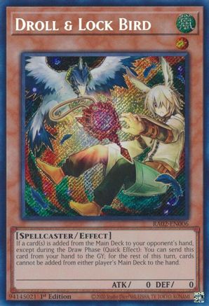 Droll & Lock Bird (Alternate Art) (Secret Rare) [RA02 - RA02-EN006]