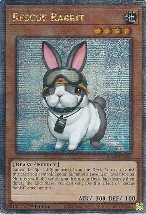 Rescue Rabbit (Quarter Century Secret Rare) [RA02 - RA02-EN008]